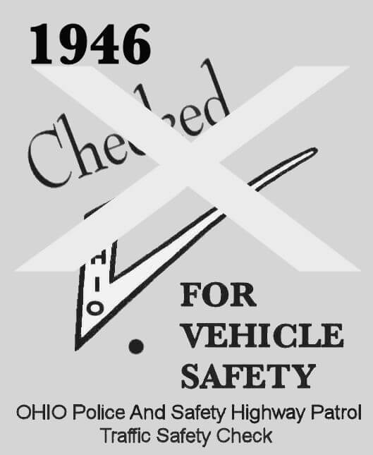 (image for) 1946 Ohio Safety check sticker